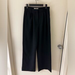 black abercrombie tailored sloane pant